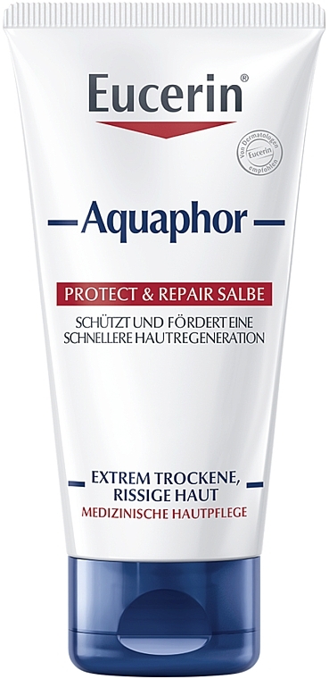 Maść regenerująca do skóry suchej, popękanej i podrażnionej dla dorosłych i niemowląt - Eucerin Aquaphor