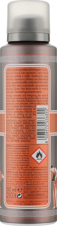 Dezodorant w sprayu Lotos - Tesori d`Oriente Lotos Deodorant Spray — Zdjęcie N2