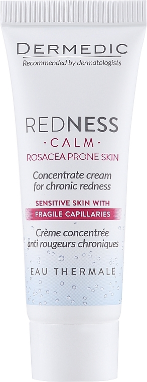 PREZENT! Krem-koncentrat do skóry z trądzikiem różowatym - Dermedic Redness Calm Concentrate Cream For Chronic Redness — Zdjęcie N2