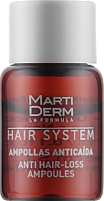 Ampułki przeciwko wypadaniu włosów - Martiderm Hair System Anti Hair-loss Ampoules — Zdjęcie N4