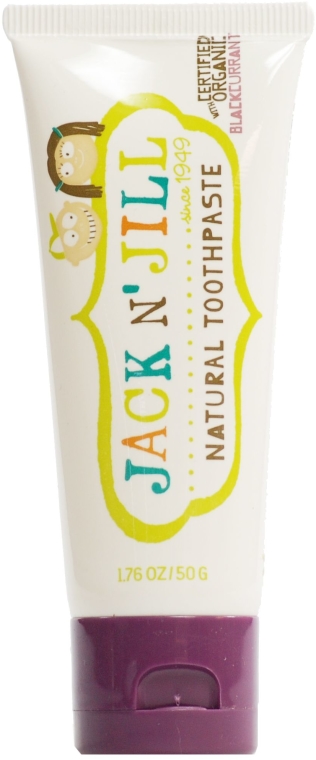 Pasta do zębów dla dzieci Czarna porzeczka - Jack N' Jill Natural Toothpaste Blackcurrant — Zdjęcie N1