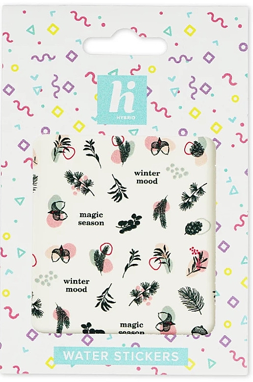 Wodne naklejki na paznokcie - Hi Hybrid Nail Stickers — Zdjęcie N1