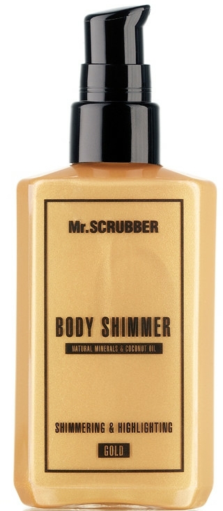 Olejek ze świecącymi drobinkami - Mr.Scrubber Body Shimmer Gold — Zdjęcie N1