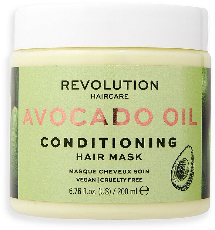 Maska do włosów - Makeup Revolution Avocado Oil Conditioning Hair Mask — Zdjęcie N1