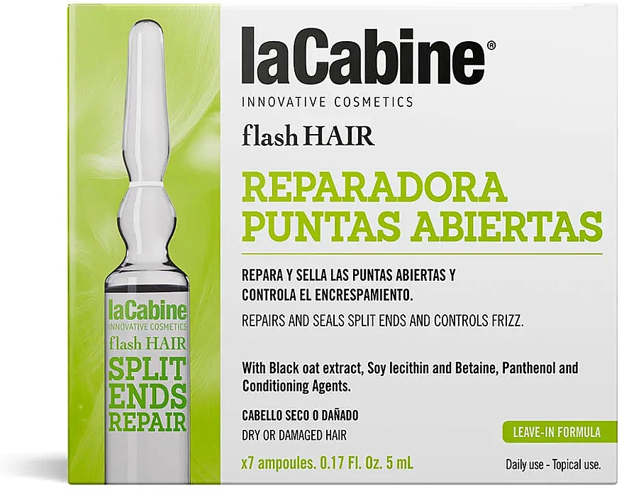 Ampułka do włosów Odbudowa komórek - La Cabine Flash Hair Repair Split Ends — Zdjęcie N1