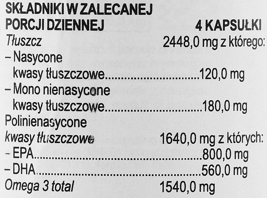 PRZECENA! Suplement diety Omega-3 - BiosLine Principium Epa 3 Fish EPA + DHA * — Zdjęcie N3