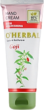 Krem do rąk z jagodami goji - O'Herbal Rich Nourishing Hand Cream Goji — Zdjęcie N3