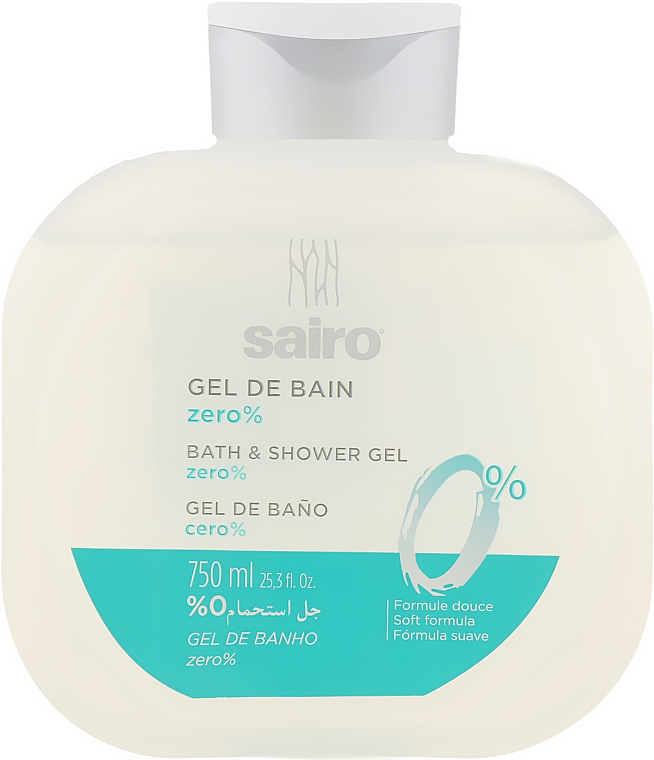 Żel pod prysznic i do kąpieli 0% - Sairo Bath And Shower Gel