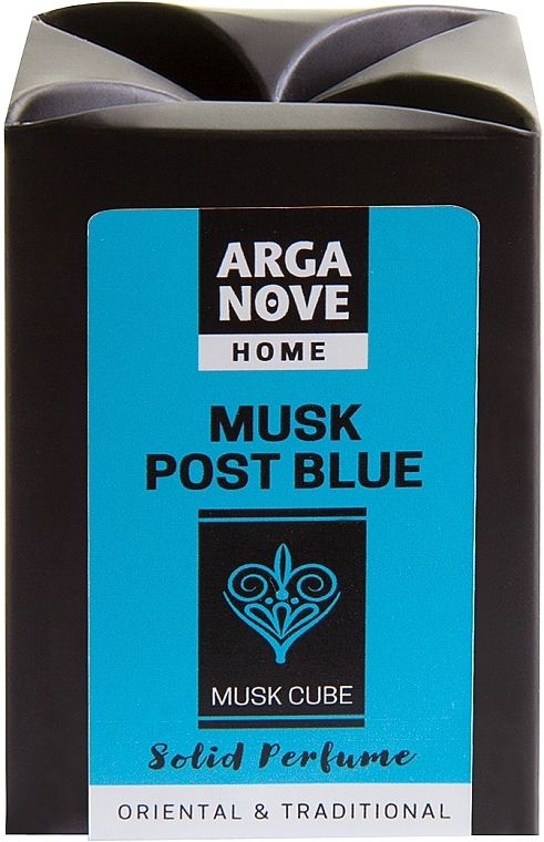 Kostka zapachowa do domu - Arganove Solid Perfume Cube Musk Post Blue — Zdjęcie N1