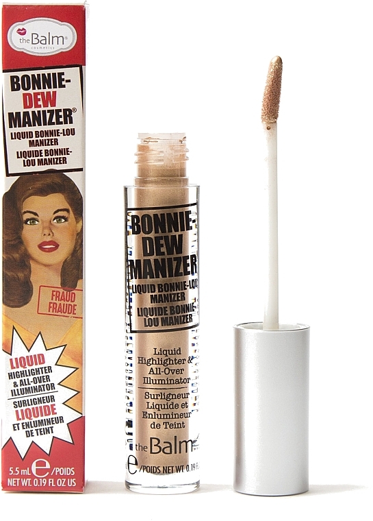 Płynny rozświetlacz - theBalm Bonnie-Dew Manizer Liquid Highlighter and All-Over Illuminator — Zdjęcie N1