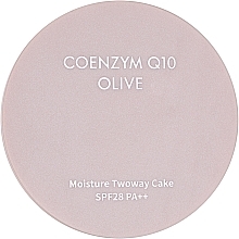 Puder matujący z koenzymem Q10 i oliwą z oliwek - Enough Coenzyme Q10 Olive Moisture Twoway Cake — Zdjęcie N2