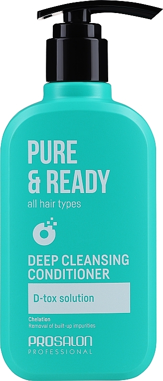 Odżywka głęboko oczyszczająca do każdego rodzaju włosów - Prosalon Pure & Ready Deep Cleansing Condirioner — Zdjęcie N1