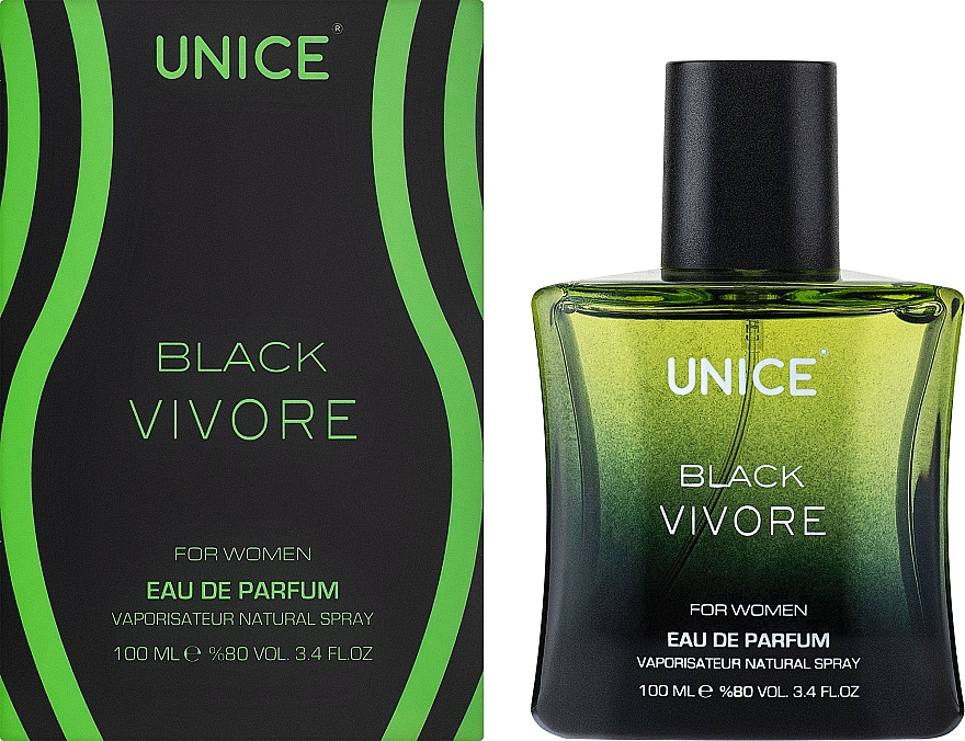Unice Black Vivore - Woda perfumowana — Zdjęcie N2