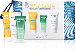 Kup Zestaw - Biotherm Summer Essentials Kit (milk/40ml + gel/20ml + b/milk/40ml + pouch)