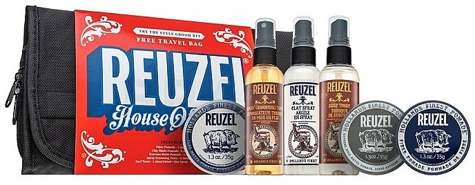 Zestaw, 7 produktów - Reuzel House Of Style Groom Kit — Zdjęcie N1
