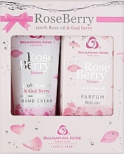 Bulgarian Rose Rose Berry - Zestaw (parf/roll/9ml + h/cr/75 ml) — Zdjęcie N1