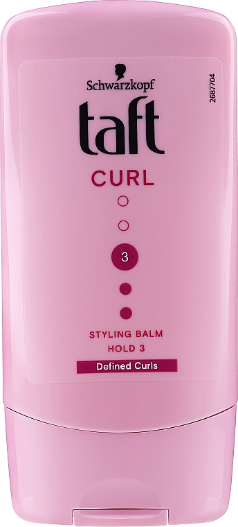 Stylizujący balsam do włosów kręconych dla długotrwałych i wyrazistych loków pełnych sprężystości - Taft Curl — Zdjęcie N1