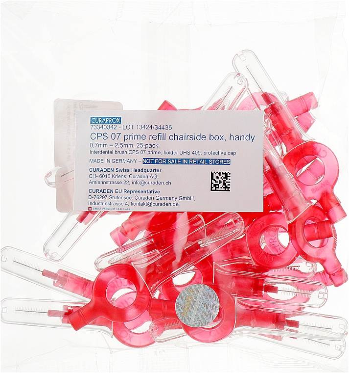 Zestaw szczotek Prime Refill z uchwytem, CPS 07 - Curaprox — Zdjęcie N1