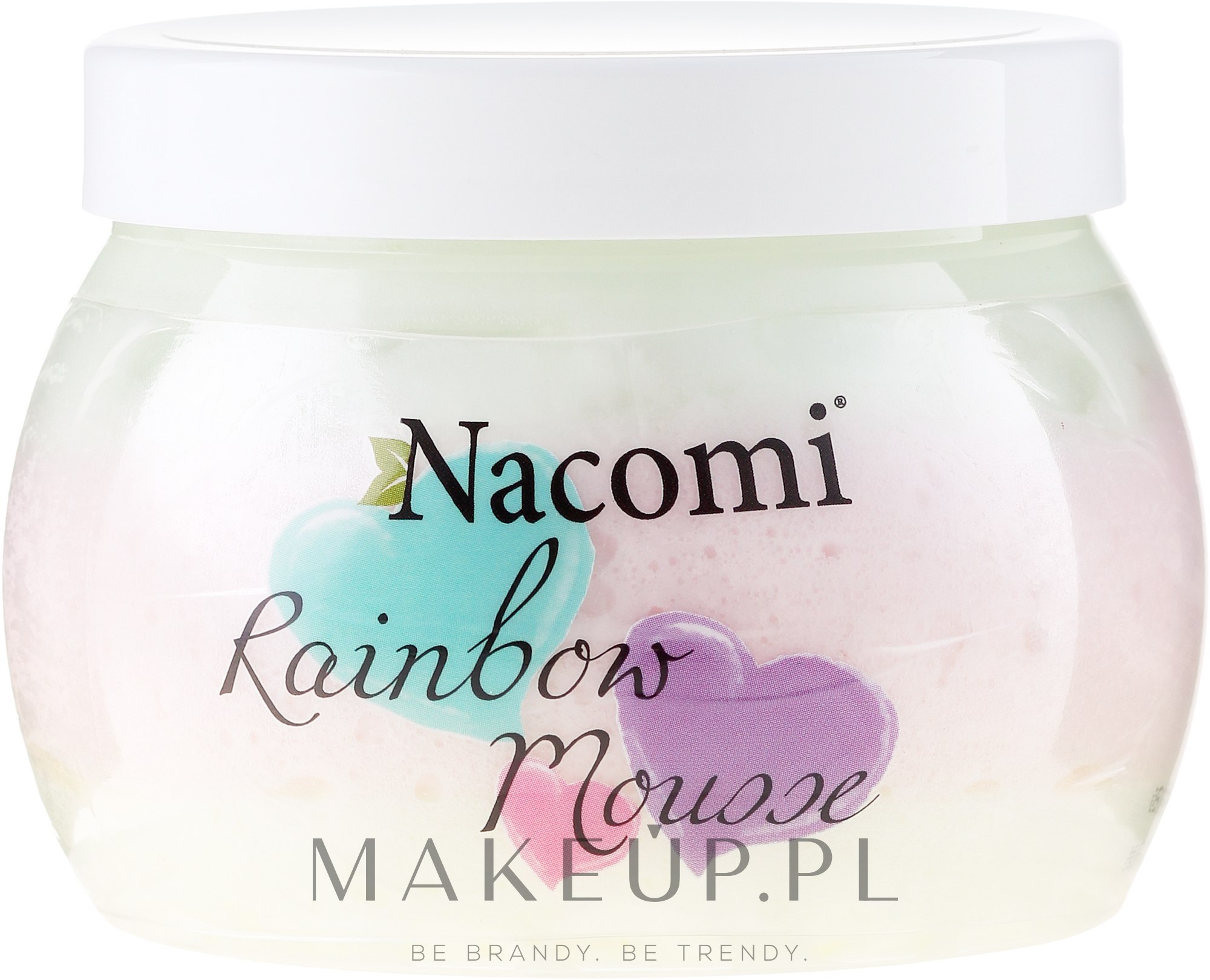 Tęczowy mus do ciała o zapachu słodkiego arbuza - Nacomi Rainbow Mousse — Zdjęcie 200 ml