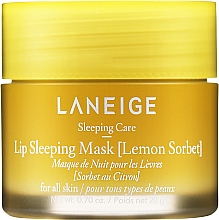 Kup Intensywnie regenerująca maseczka do ust na noc - Laneige Lip Sleeping Mask Lemon Sorbet