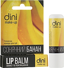 Pomadka do ust Słoneczny banan - Dini Lip Balm — Zdjęcie N2