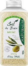 Zmiękczająca sól do kąpieli z mleczkiem oliwkowym - Naturalis Sel de Bain Olive Milk Bath Salt — Zdjęcie N1