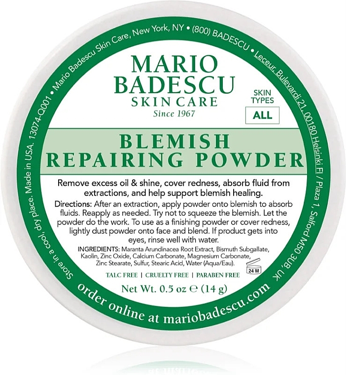 Puder do twarzy - Mario Badescu Blemish Repairing Powder — Zdjęcie N1