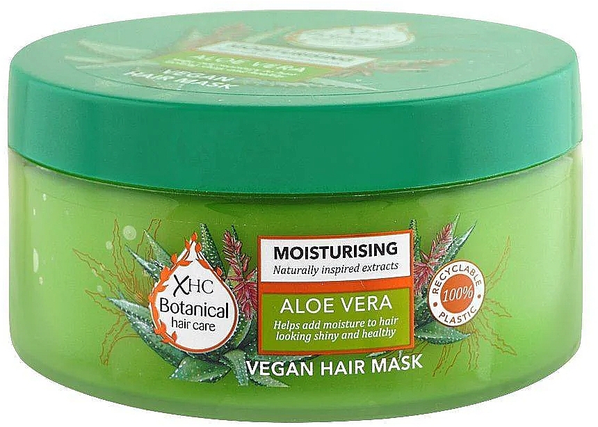 Maska do włosów - Xpel Botanical Aloe Vera Moisturising Vegan Hair Mask — Zdjęcie N2