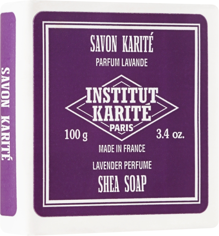 Kremowe mydło w kostce Lawenda - Institut Karité Lavande Shea Soap — Zdjęcie N1
