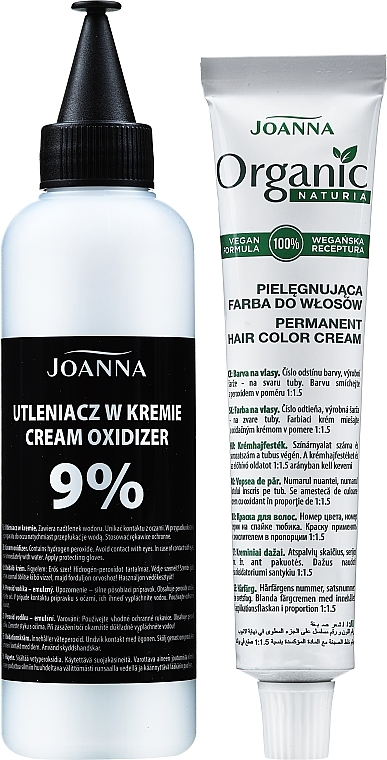 PRZECENA! Pielęgnująca farba do włosów - Joanna Naturia Organic Permanent Hair Color Cream * — Zdjęcie N3