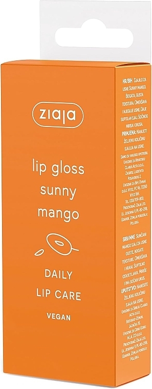 Balsam nabłyszczający do ust - Ziaja Lip Gloss Sunny Mango — Zdjęcie N2