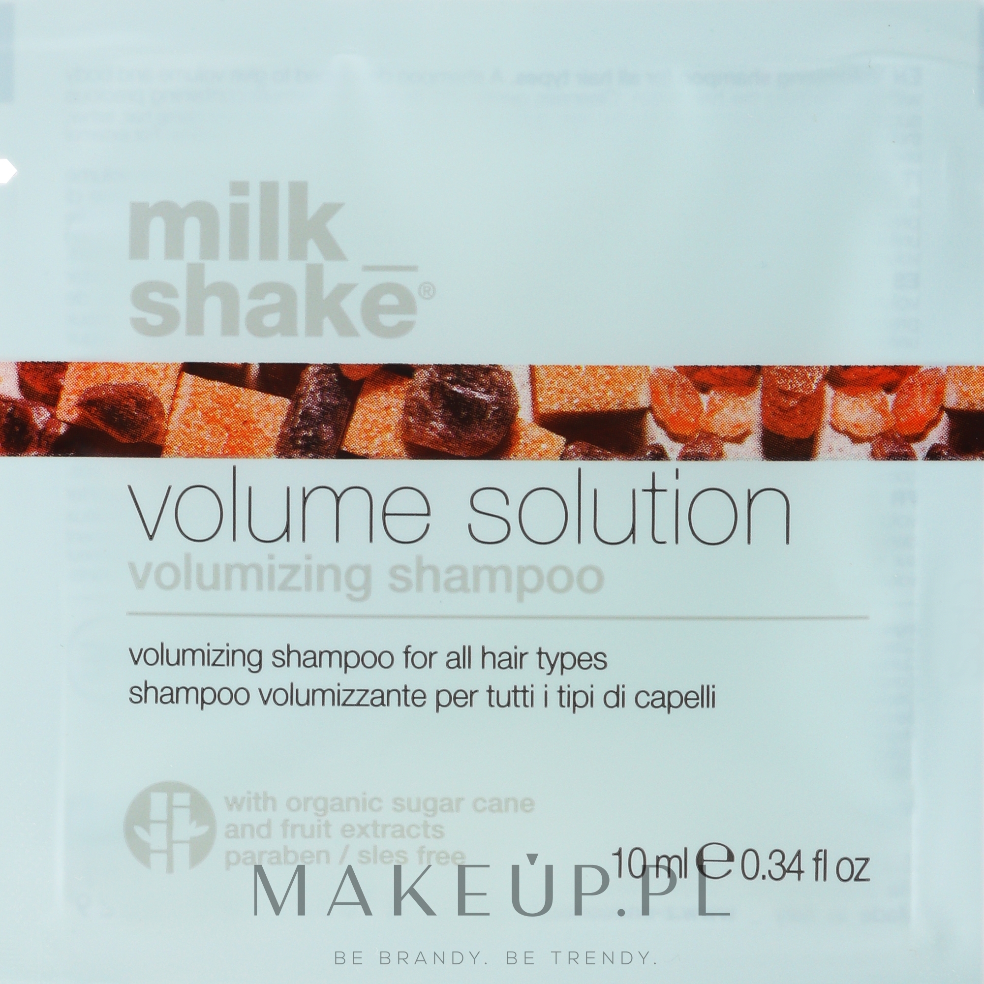 Szampon zwiększający objętość włosów - Milk Shake Volume Solution Shampoo — Zdjęcie 10 ml