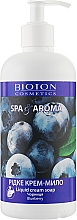 Kup Kremowe mydło w płynie z ekstraktem z jagód i jeżyn - Bioton Cosmetics Spa & Aroma Bluberry Liquid Cream Soap
