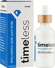 Nawilżające serum przeciwstarzeniowe do twarzy z kwasem hialuronowym - Timeless Skin Care Hyaluronic Acid Pure — Zdjęcie N3