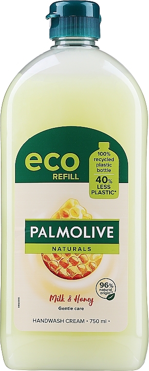 Mydło w płynie do rąk zapas - Palmolive Naturals Milk & Honey — Zdjęcie N6