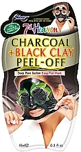Kup Maseczka do twarzy z węgla drzewnego i czarnej glinki - 7th Heaven Charcoal & Black Clay Peel Off Mask