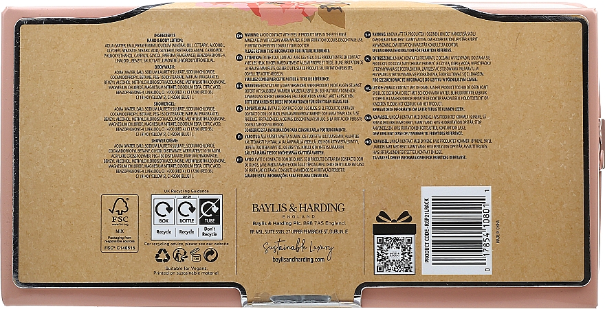 Zestaw do pielęgnacji ciała, 4 produkty - Baylis & Harding Royale Garden — Zdjęcie N7