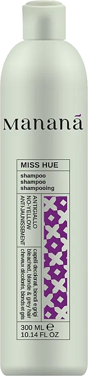 Szampon do włosów blond i rozjaśnionych - Mananã Miss Hue Shampoo — Zdjęcie N1