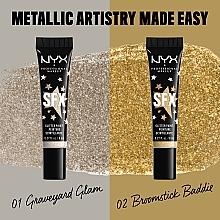 Brokat do oczu i twarzy - NYX Professional Makeup Halloween SFX Glitter Paint — Zdjęcie N8