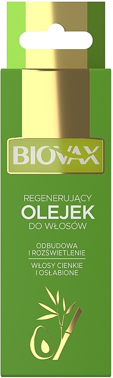 Biovax Bambus & Avocado Oil Elirsir - Regenerujący olejek do cienkich i osłabionych włosów — Zdjęcie N6