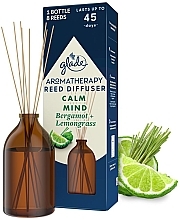 Kup Dyfuzor zapachowy Bergamotka i trawa cytrynowa - Glade Aromatherapy Reed Diffuser Calm Mind 