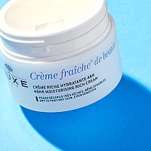 Bogaty krem nawilżająco-kojący do twarzy - Nuxe Crème Fraîche de Beauté Enrichie Soothing And Moisturizing Rich Cream — Zdjęcie N3