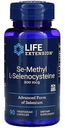 Suplement diety Se-metylo-L-selenocysteina, 200 mcg - Life Extension Se-Methyl L-Selenocysteine 200mcg — Zdjęcie N1