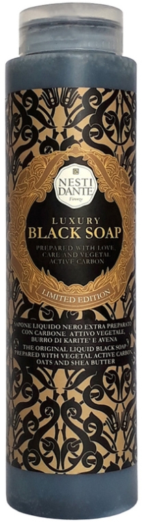 Luksusowe czarne mydło w płynie - Nesti Dante Luxury Black Soap — Zdjęcie N1
