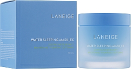 Rozjaśniająco-nawilżająca maska wodno-żelowa na noc - Laneige Water Sleeping Mask_EX — Zdjęcie N2