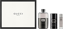 Kup Gucci Guilty Pour Homme - Zestaw (edt 90 ml + deo 75 ml + edt 15 ml)