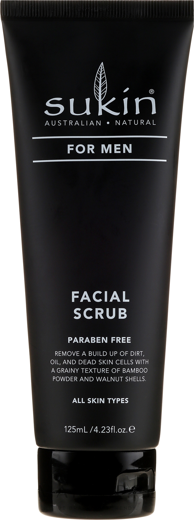 Peeling do twarzy dla mężczyzn - Sukin For Men Facial Scrub — Zdjęcie 125 ml