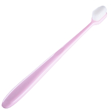 Kup Szczoteczka do zębów z mikrofibry, miękka, różowa - Kumpan M04 Microfiber Toothbrush