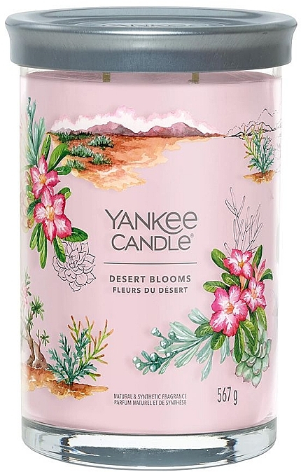 Świeca zapachowa w szkle Desert Blooms 2 knoty - Yankee Candle Signature Tumbler — Zdjęcie N1