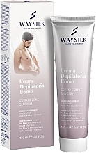 Krem do depilacji ciała dla mężczyzn - Waysilk Men’s Hair Removal Cream — Zdjęcie N1